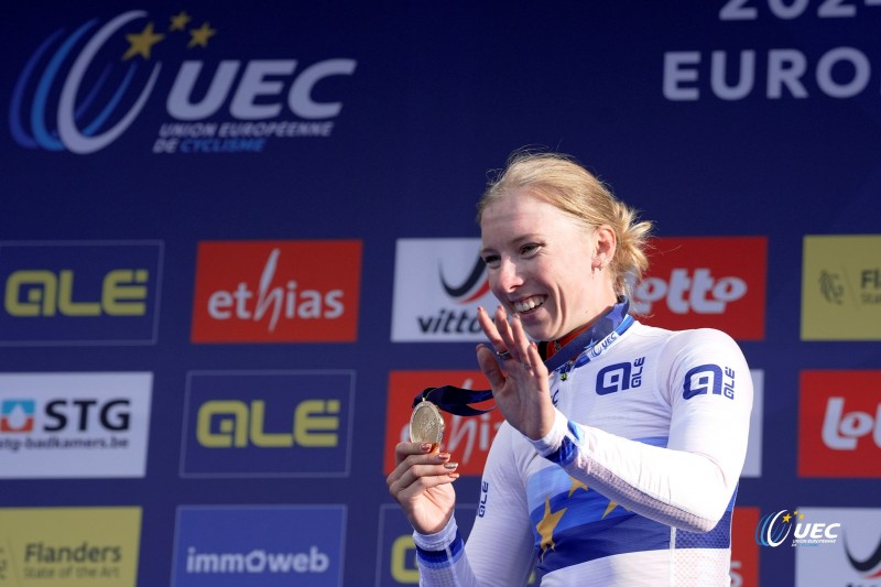 2024 UEC Road European Championships - Limburg - Flanders - Women Elite Road Race 162,0 km - 14/09/2024 - Lorena Wiebes (Netherlands) - photo Luca Bettini/SprintCyclingAgency?2024